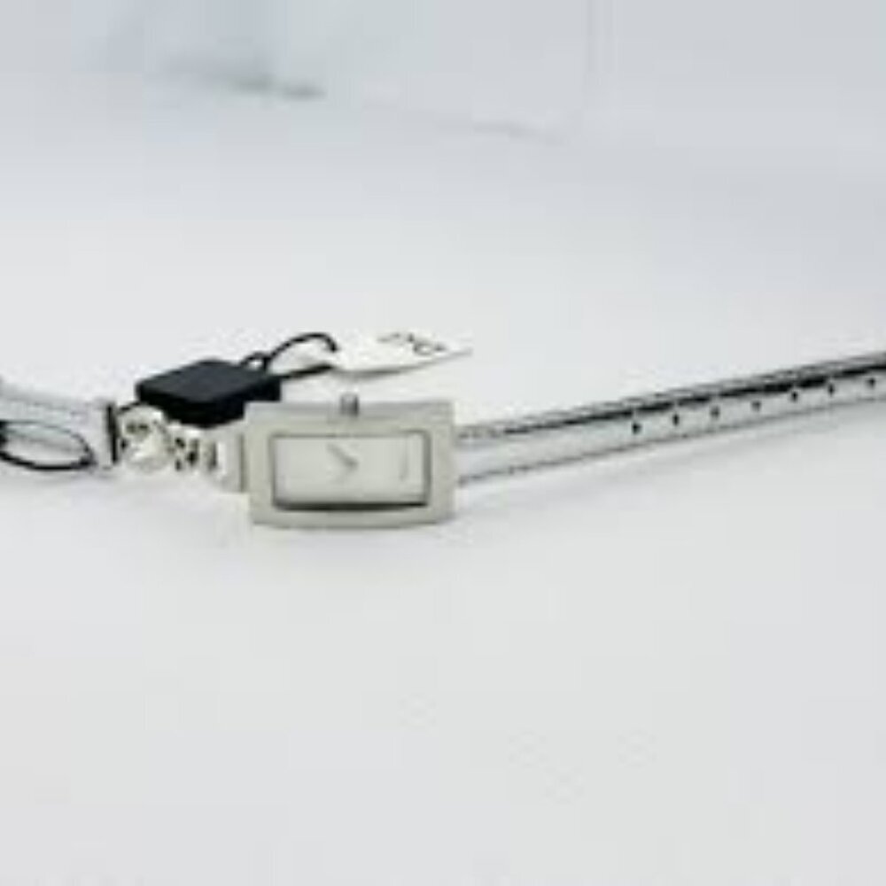 D&C Milano DW0264 Women's Silver Watch with Brown Strap